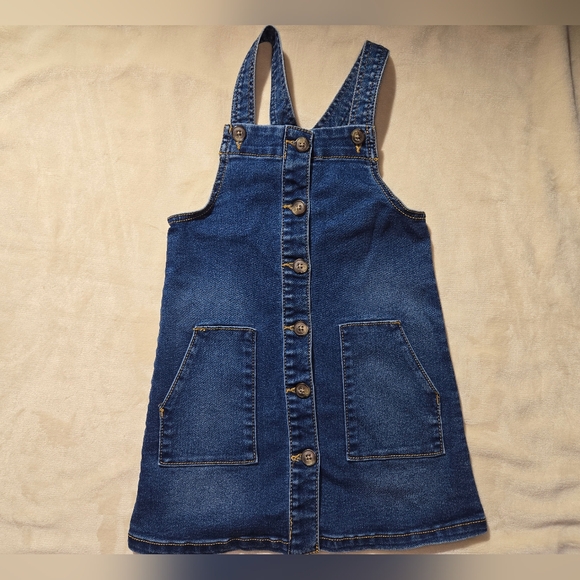 Denim Kids Overall Dress - Picture 1 of 1